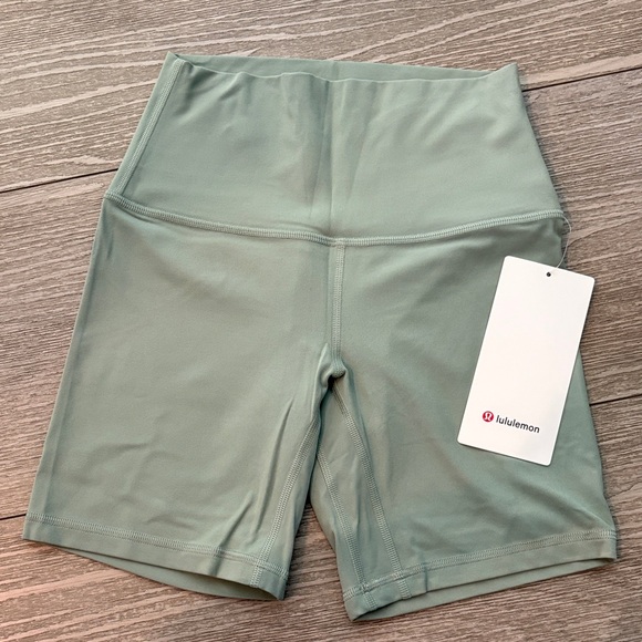 lululemon athletica Pants - lululemon athletica Sage Green Bike Shorts